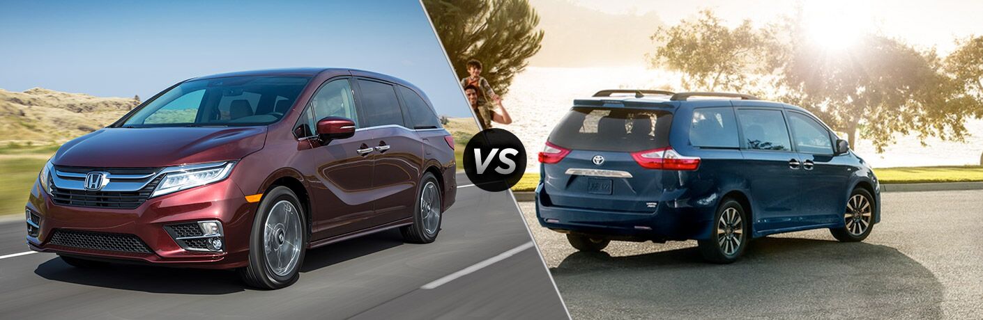 2019 Honda Odyssey Elite Vs 2018 Toyota Sienna Limited
