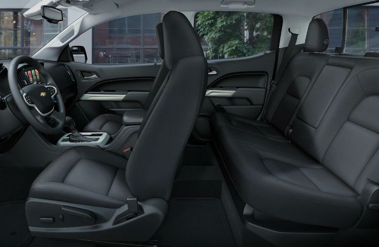 View of the seats in the 2018 Chevy Colorado