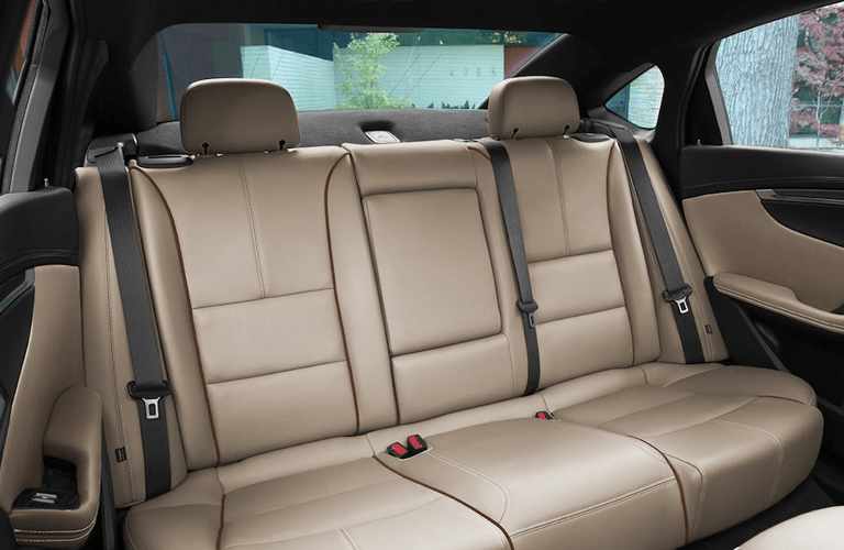 Rear seats in the 2018 Chevrolet Impala