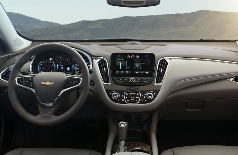 Dashboard of the 2018 Chevrolet Malibu