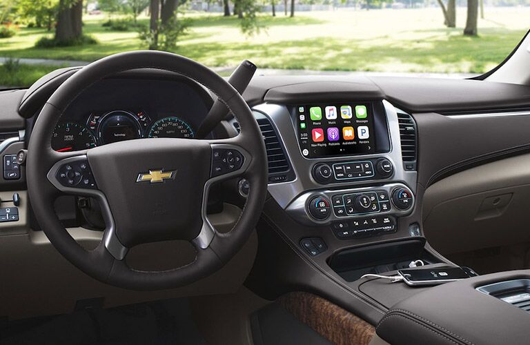 View of the 2018 Chevrolet Suburban's dashboard