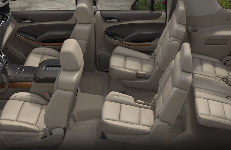View of the seats in the 2018 Chevrolet Suburban