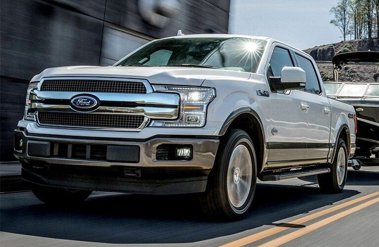 2018 Ford F-150 on the highway