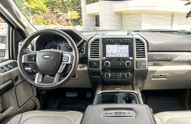 Dashboard of the 2018 Ford F-150