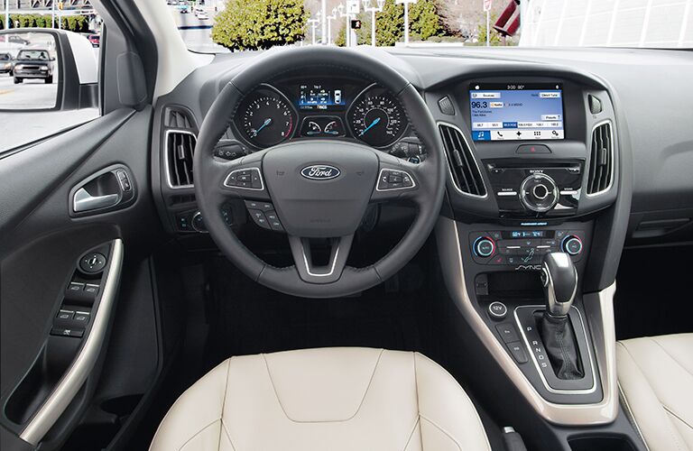 View of the 2018 Ford Focus's dashboard