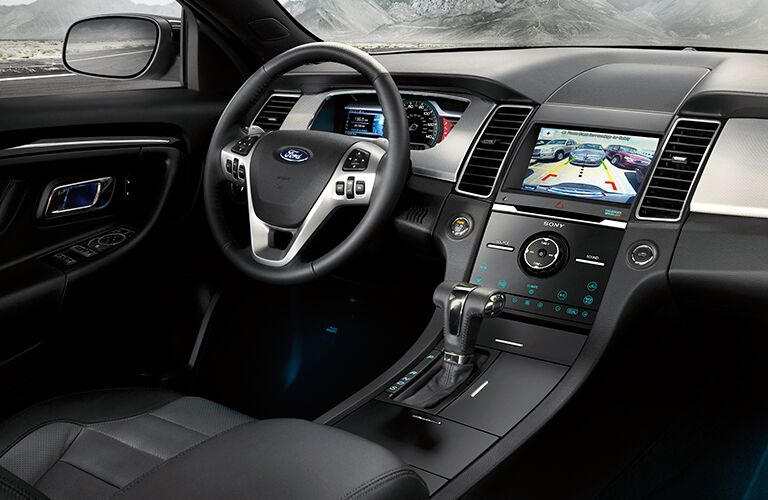 View of the 2018 Ford Taurus' dashboard