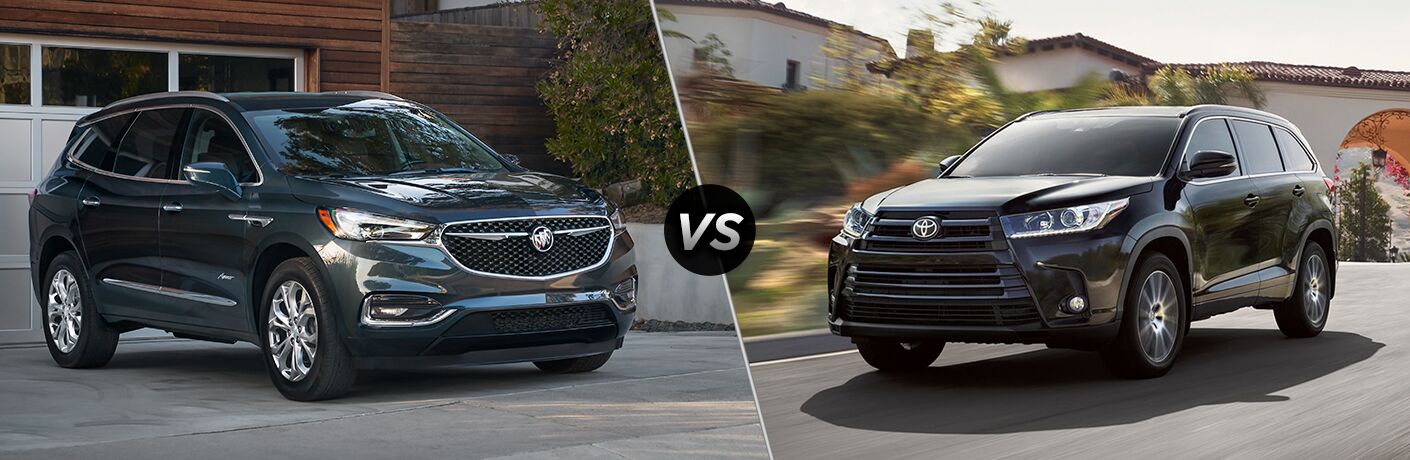 2019 Buick Enclave Vs 2019 Toyota Highlander