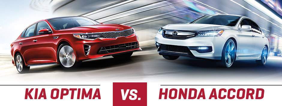 Kia Optima versus Honda Accord Evansville IN