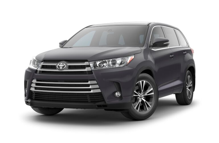 2018 Toyota Highlander parked in white