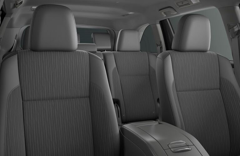 2018 Toyota Highlander seat view.