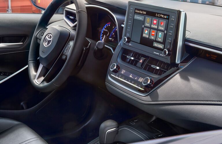 Dashboard of the 2019 Toyota Corolla Hatchback
