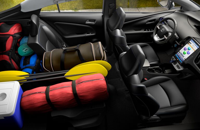 Cabin of the 2019 Toyota Prius