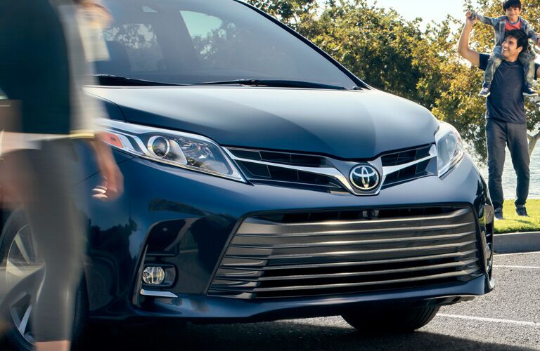 Grille of the 2019 Toyota Sienna