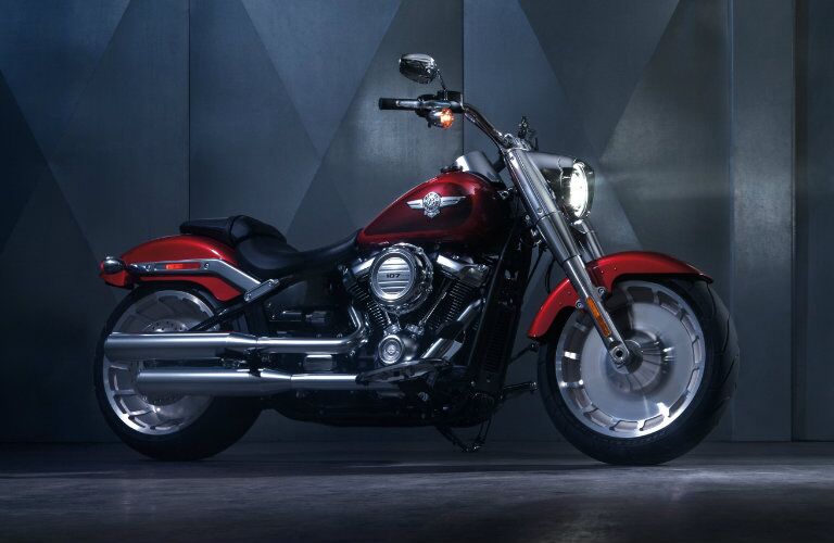 Red 2018 Harley-Davidson Fat Boy