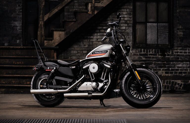 Black and silver 2018 Harley-Davidson Sportster 48 Special