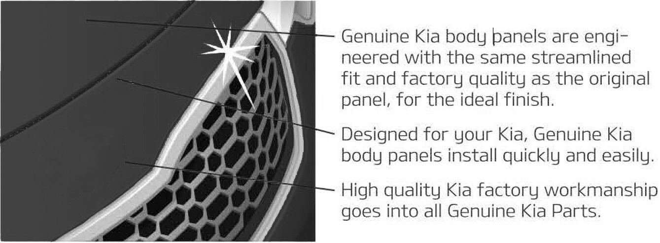 Genuine Kia Body Panels