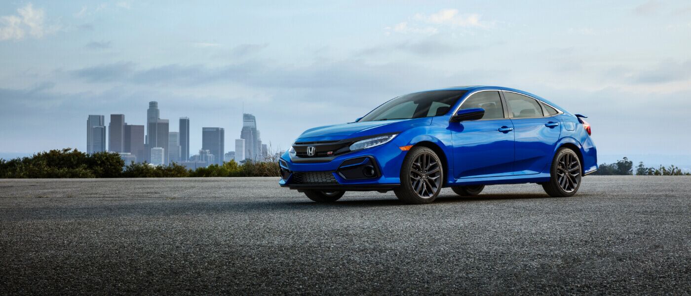 2020 Honda Civic parked outside buy a city