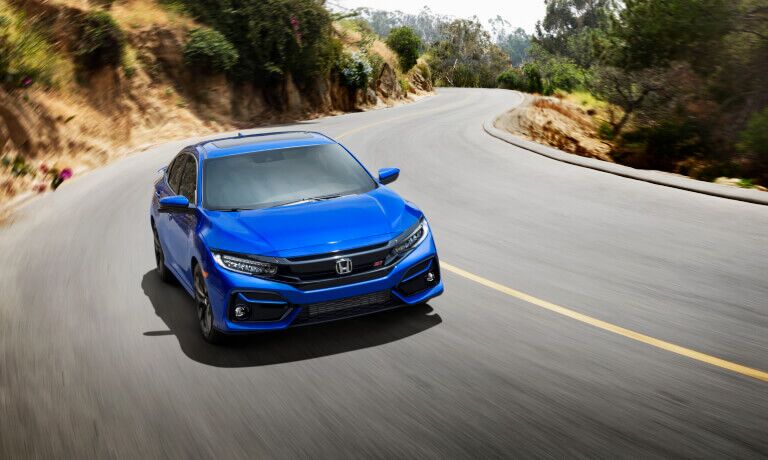 2020 Honda Civic driving on the street