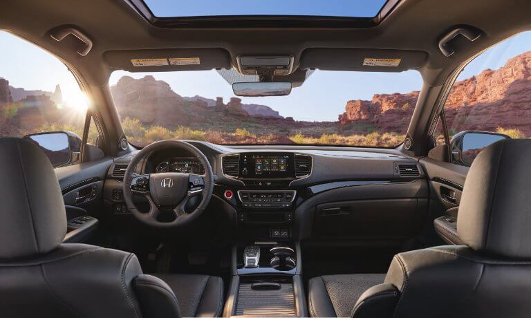 2021 Honda Passport interior front view