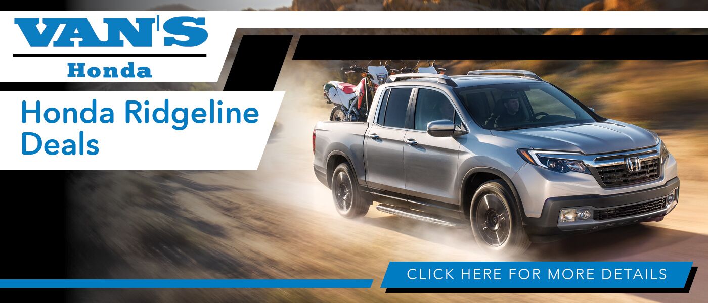 2020 Honda Ridgeline Deals banner
