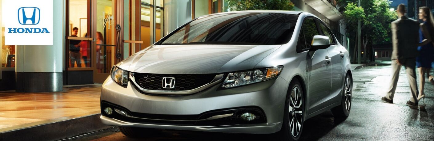 2013 honda civic model full view parked