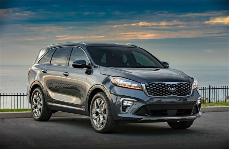 2019 Kia Sorento with a beautiful sky backdrop