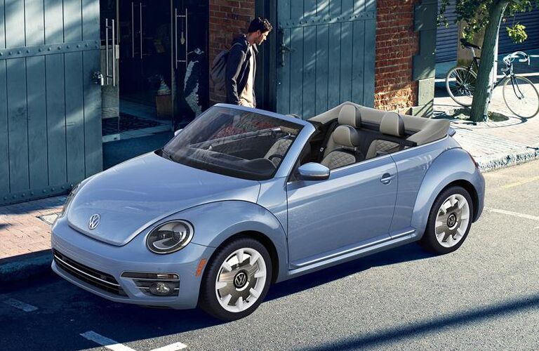 blue 2019 Volkswagen Beetle Convertible