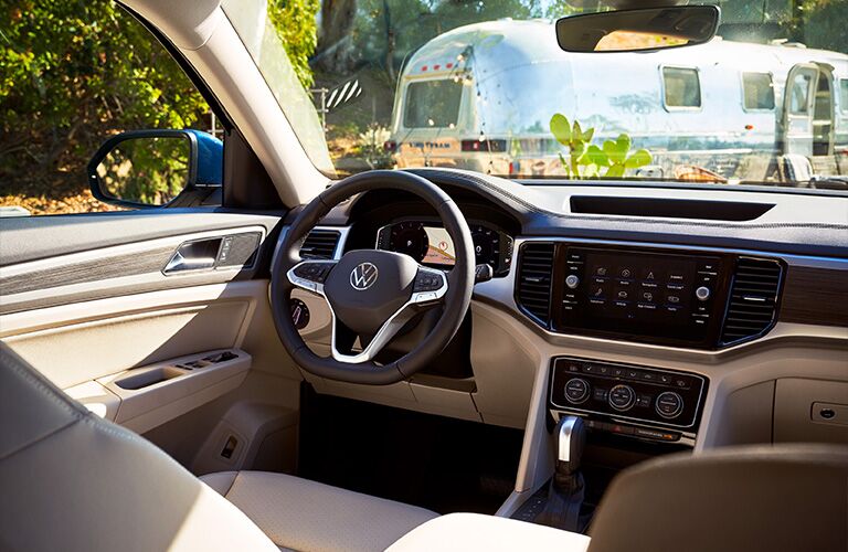 interior of the 2021 Volkswagen Atlas