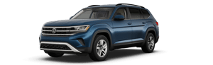 blue 2021 Volkswagen Atlas S