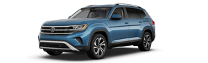 blue 2021 Volkswagen Atlas SEL Premium