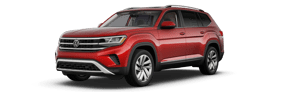 red 2021 Volkswagen Atlas SEL