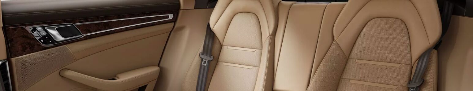 rear seats in the Porsche Panamera