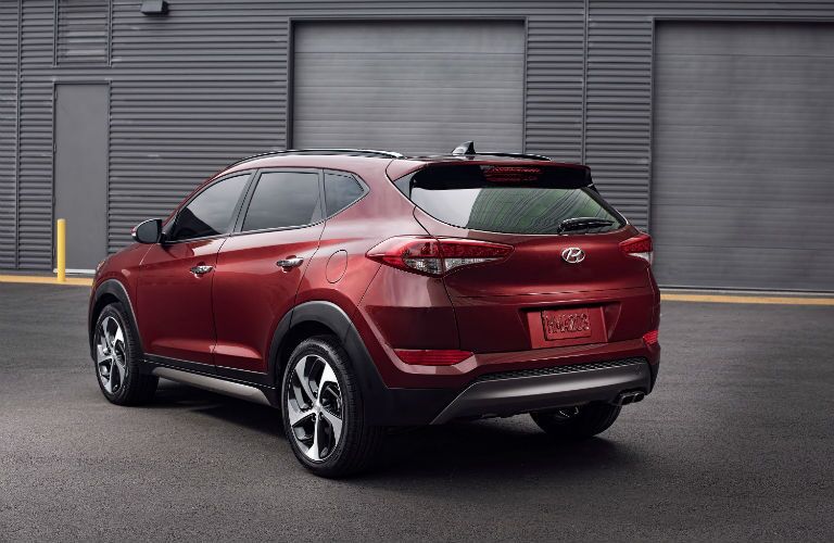2018 Hyundai Tucson from behind