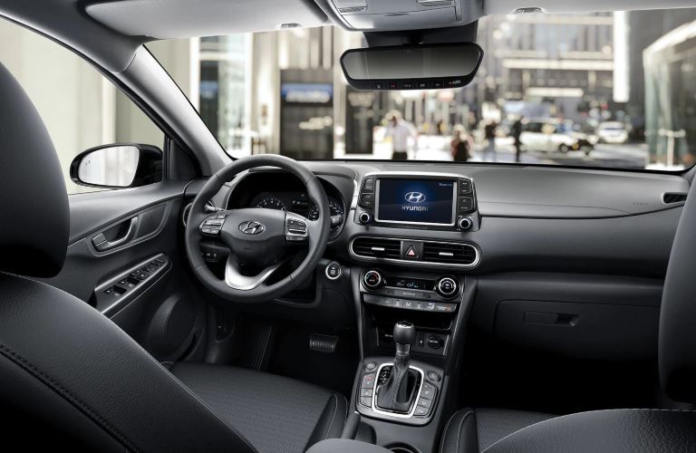 2020 Hyundai Kona front seats front view