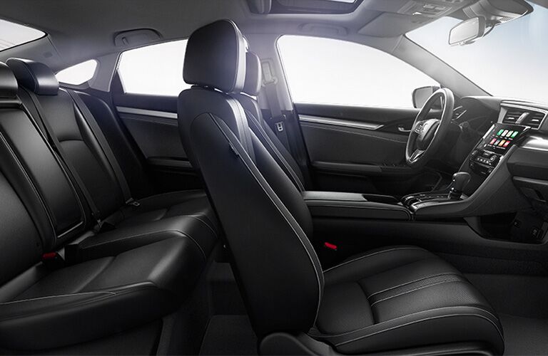 Cutaway View of 2019 Honda Civic Sedan Interior