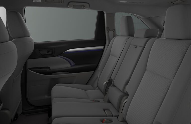 2018 Toyota Highlander seat view.