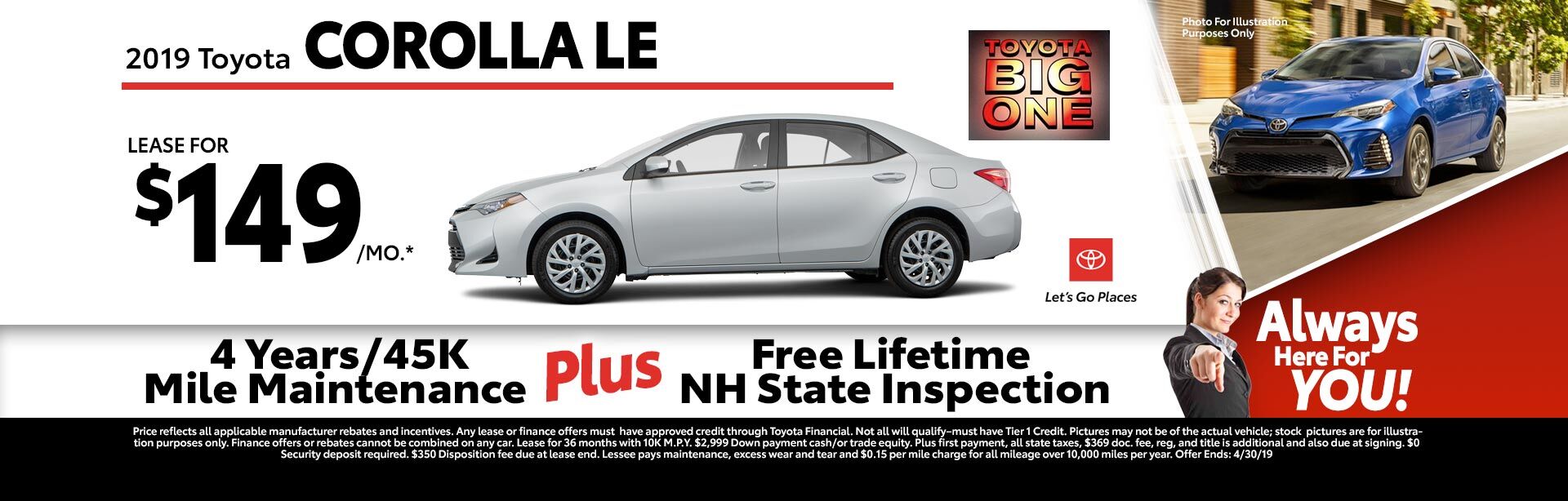 2019 Toyota Corolla LE at McGee Toyota of Claremont 2019 Toyota Corolla LE at McGee Toyota of Claremont