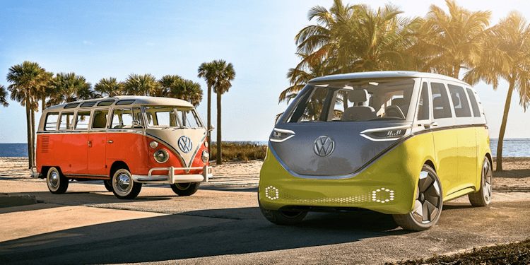 ID Buzz and VW Bus Clasic