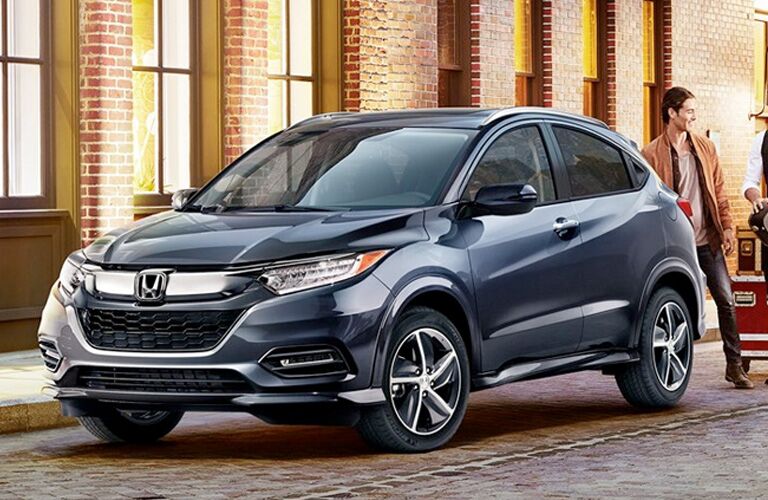 2018 Honda HR-V blue side view