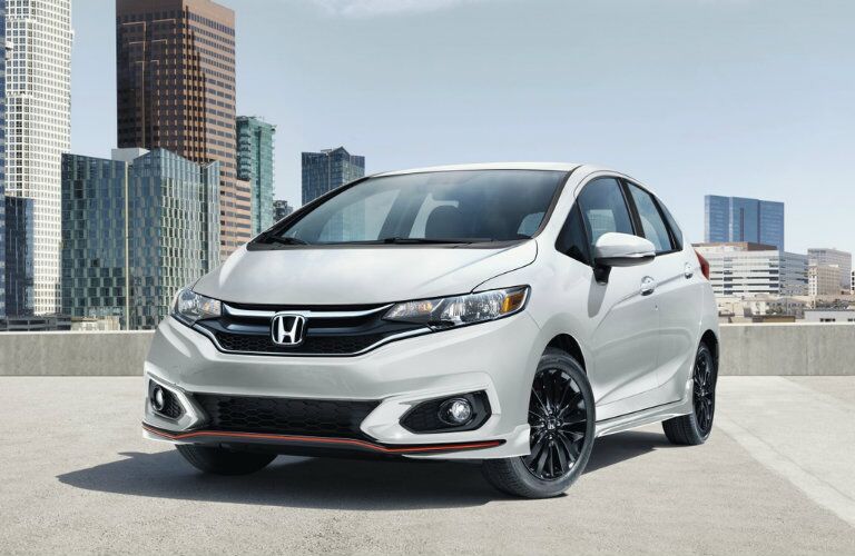 2019 Honda Fit white side view