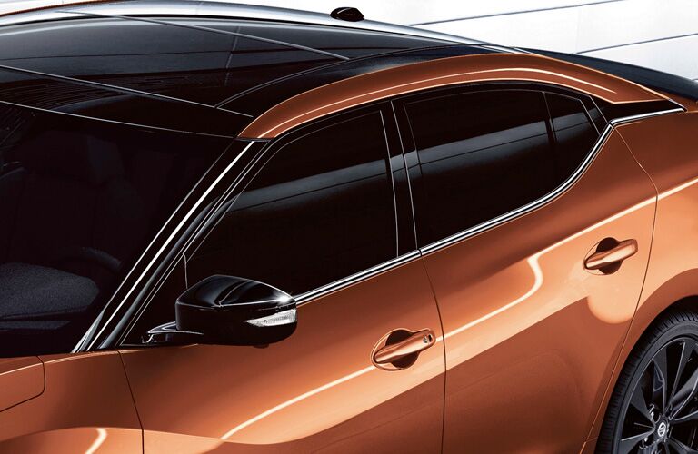 Top of orange 2019 Nissan Maxima