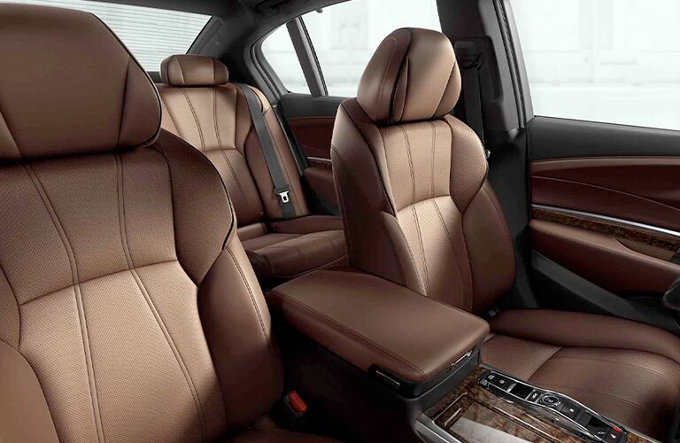 Brown seats in 2020 Acura RLX