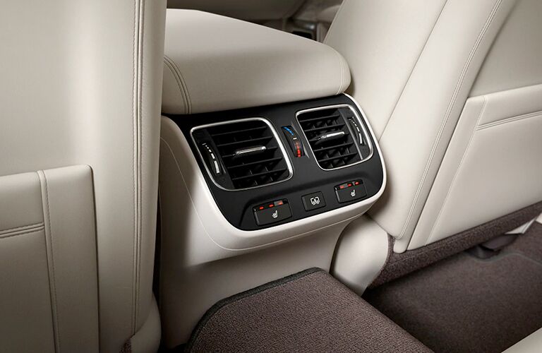 Center console and vents in 2020 Acura RLX