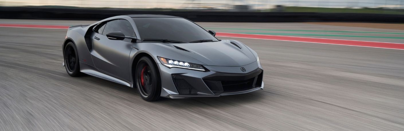 2022 Acura NSX Type S cruising through the track