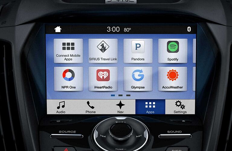 2018 Ford Escape touch screen.