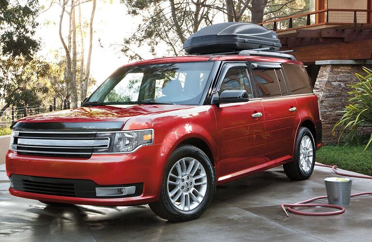 Ford Flex parked outside