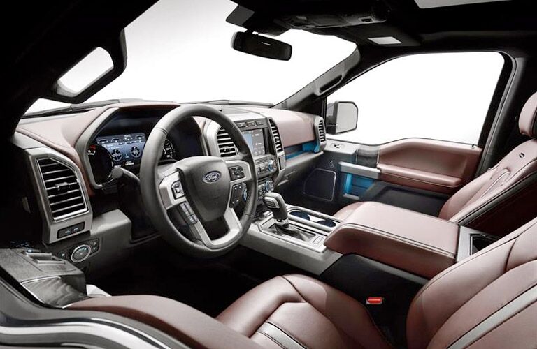 2018 Ford F-150 dash and wheel