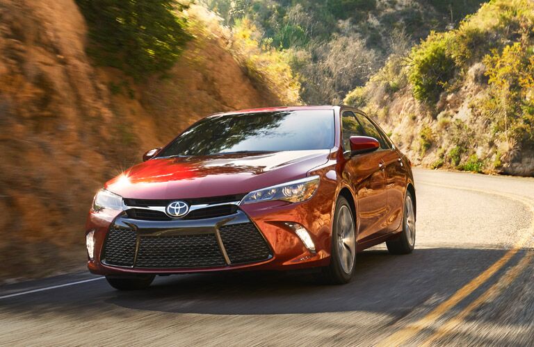 2016 toyota camry red grille headlights