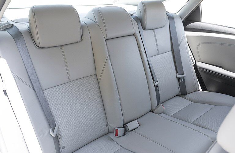 2017 toyota avalon hybrid interior rear seat leather