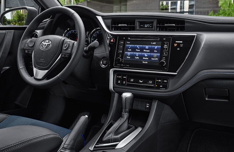 2017 toyota corolla interior touchscreen dashboard